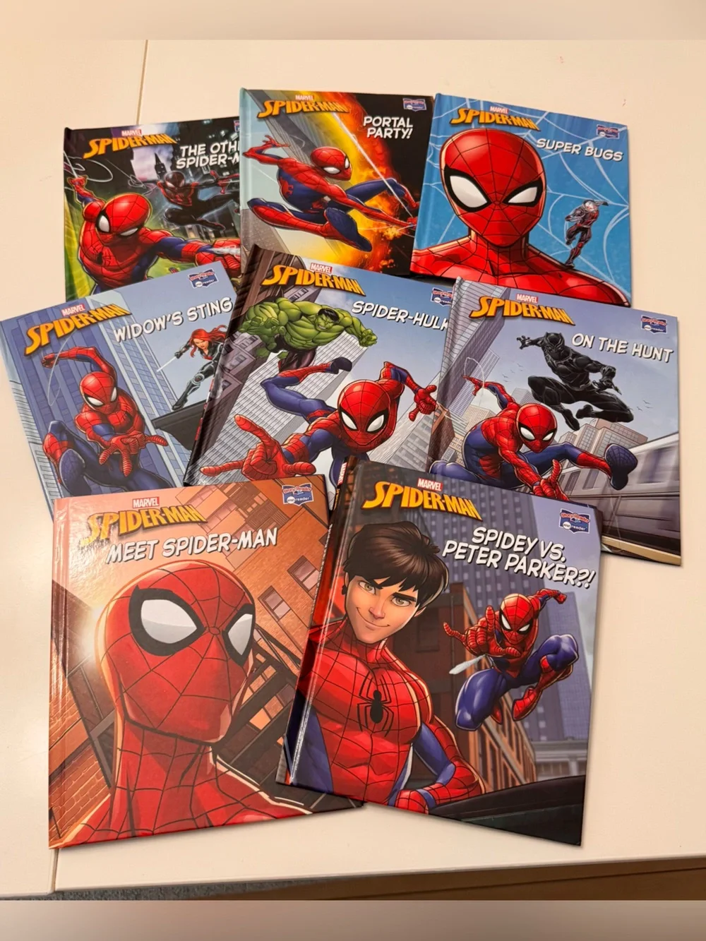 Marvel Spider-Man Me Reader 8-Book Library (books only no reader)